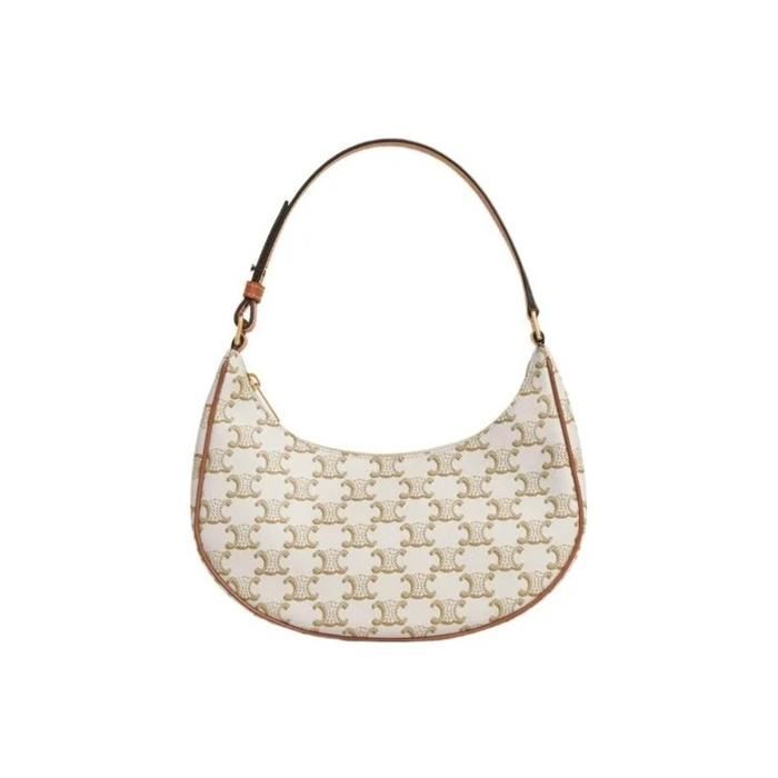 Celine Convertible Shoulder Handbag White 193952BZJ 01BC