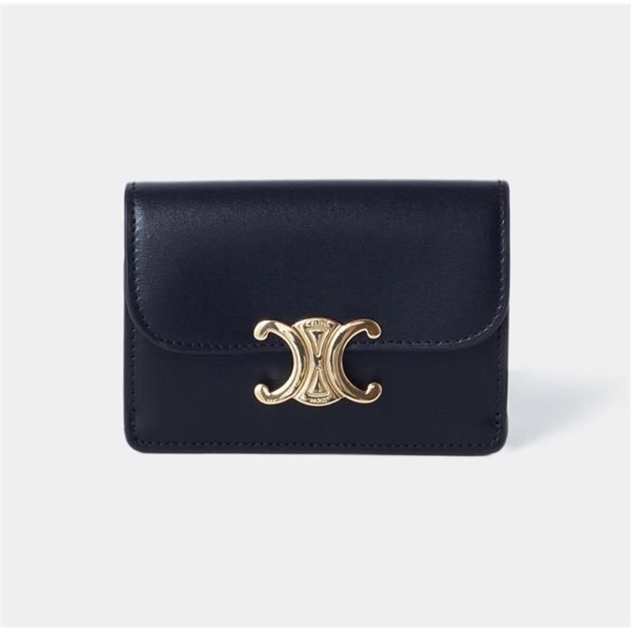 Celine Flap Triomphe Card Wallet 10I583DPV
