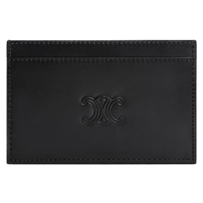 Celine Card Wallet Cardholder with Triumph Logo 10B703FQ7 38SI