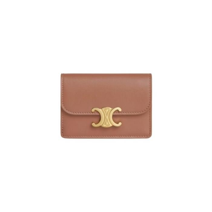 Celine Flap Triomphe Card Wallet 10I583DPV