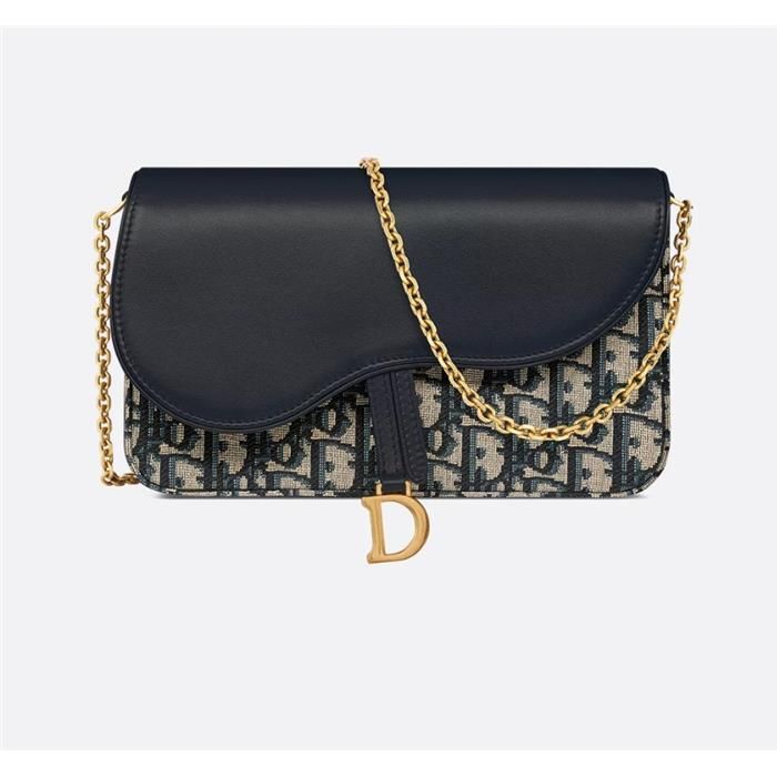 Dior Saddle Medium Chain Pouch Bag Crossbody S5907CNKO_M928