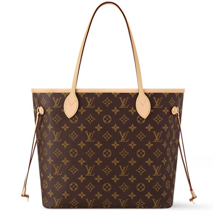 Louis Vuitton Convertible Tote Shoulder Bag Neverfull MM Red Lining M46987