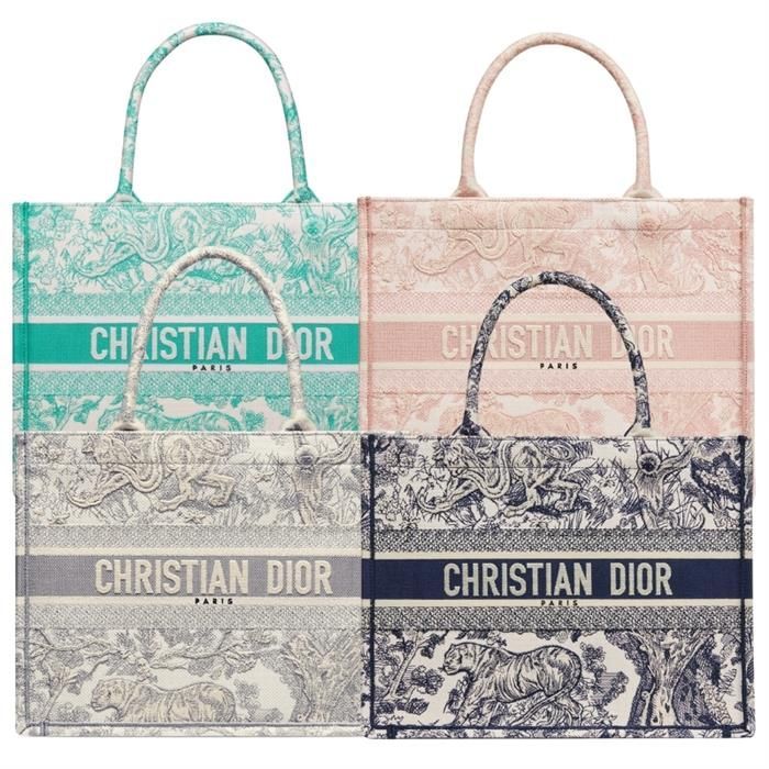 Dior Medium Tote Bag Toile de Jouy Embroidery SKU