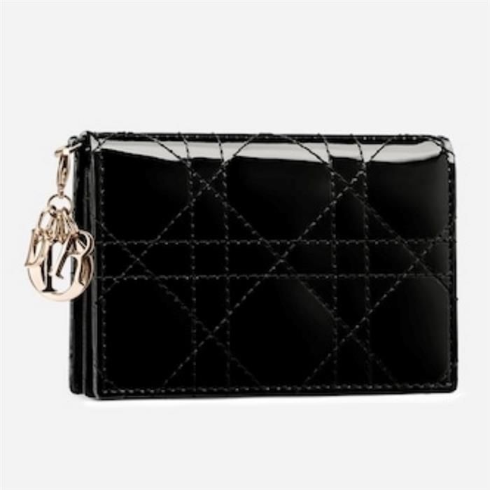 Dior Flap Card Wallet Black S0011OVRB