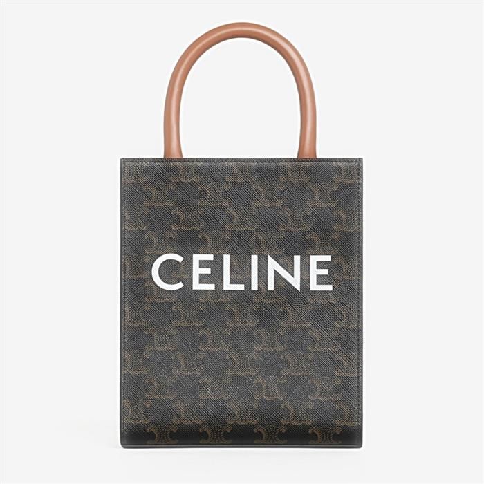 Celine Mini Vertical Canvas Print Triomphe Canvas 194372BZK04LU