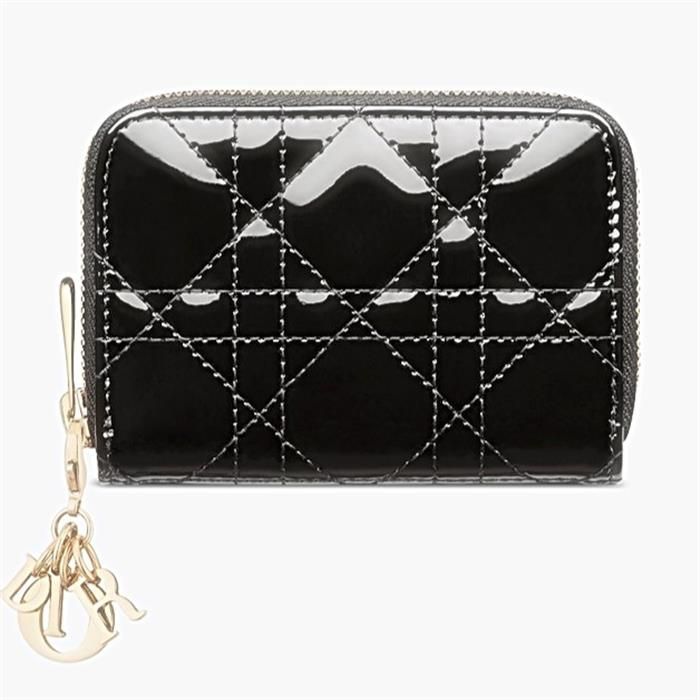 Dior Small Coin Wallet Black S0985OV