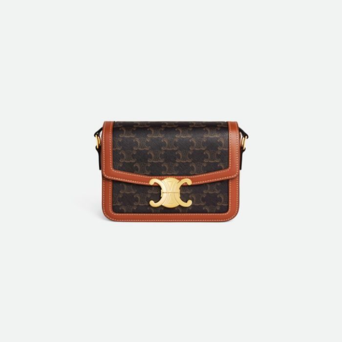Celine Canvas Calfskin Tan Color 188882BZ4.04LU