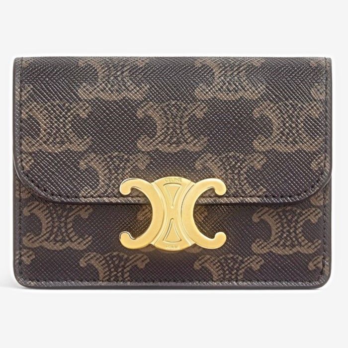 Celine Card Wallet Flap Triumph 10I582CPJ 04LU