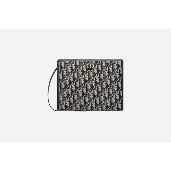 Dior Medium Pouch Blue S2107UT 30 Montaigne