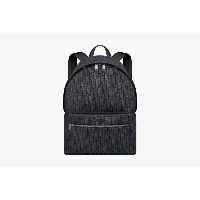 Dior Backpack Black Oblique Jacquard 1VOBA088YKY_H00N