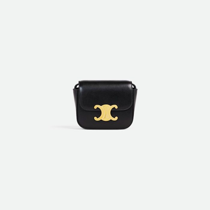 Celine Mini Shiny Calfskin Black 10I513DPV 38NO