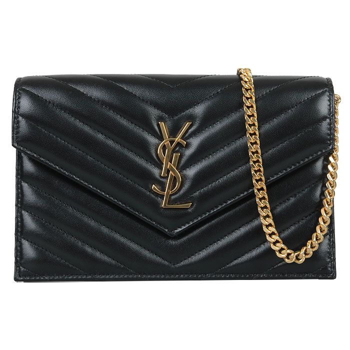 Saint Laurent Chevron Quilting Chain Bag 742920 AAA44 1000