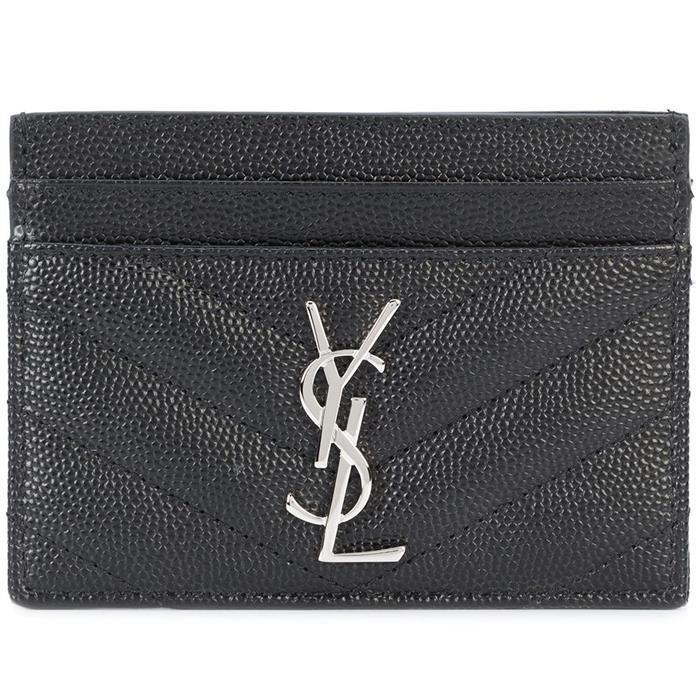 Saint Laurent Monogram Cassandra Matelass Quilting Card Wallet 423291