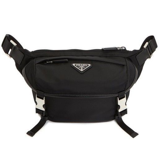 Prada Small Nylon Saffiano Biker Bag 2VH171 2DMG F0002