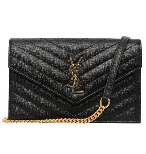 Saint Laurent Chain Bag Black 742920 BOW01 1000