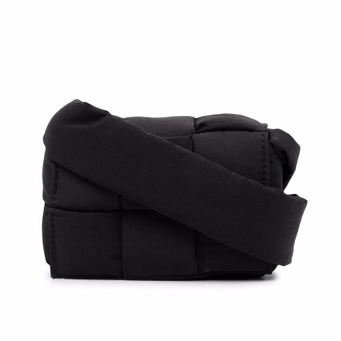 Bottega Veneta Quilted Nylon Mini Crossbody Bag 691018