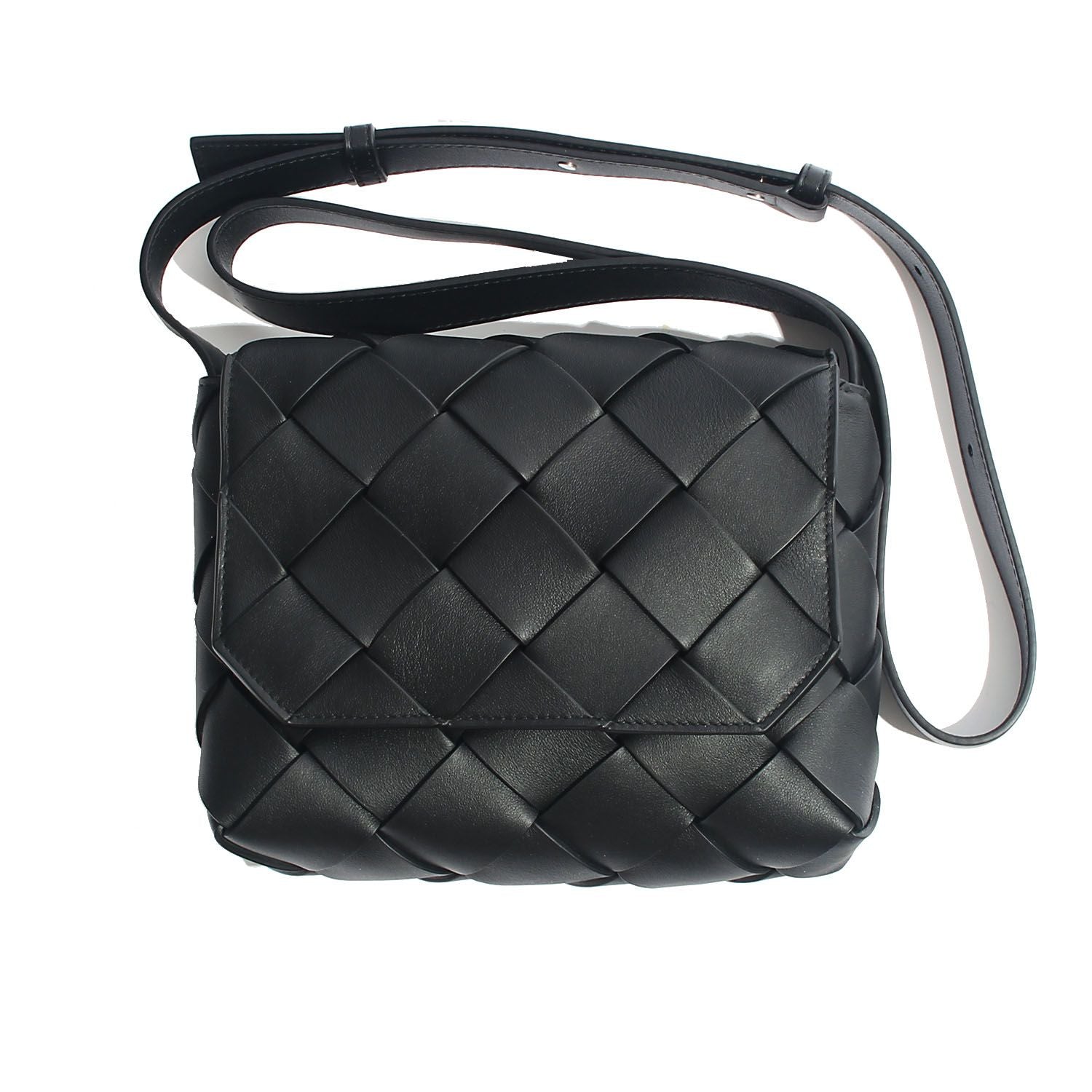 Bottega Veneta Diego Small Crossbody Bag Black 795637 V56A1 8803