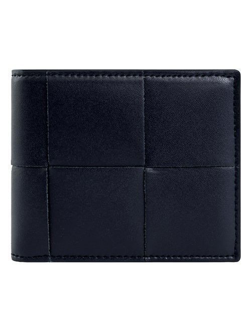 Bottega Veneta Maxi Intrecciato Bifold Wallet 649603 VBWD2 Black
