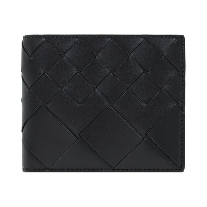 Bottega Veneta Intrecciato Bifold Wallet - Black 743211 V3R52