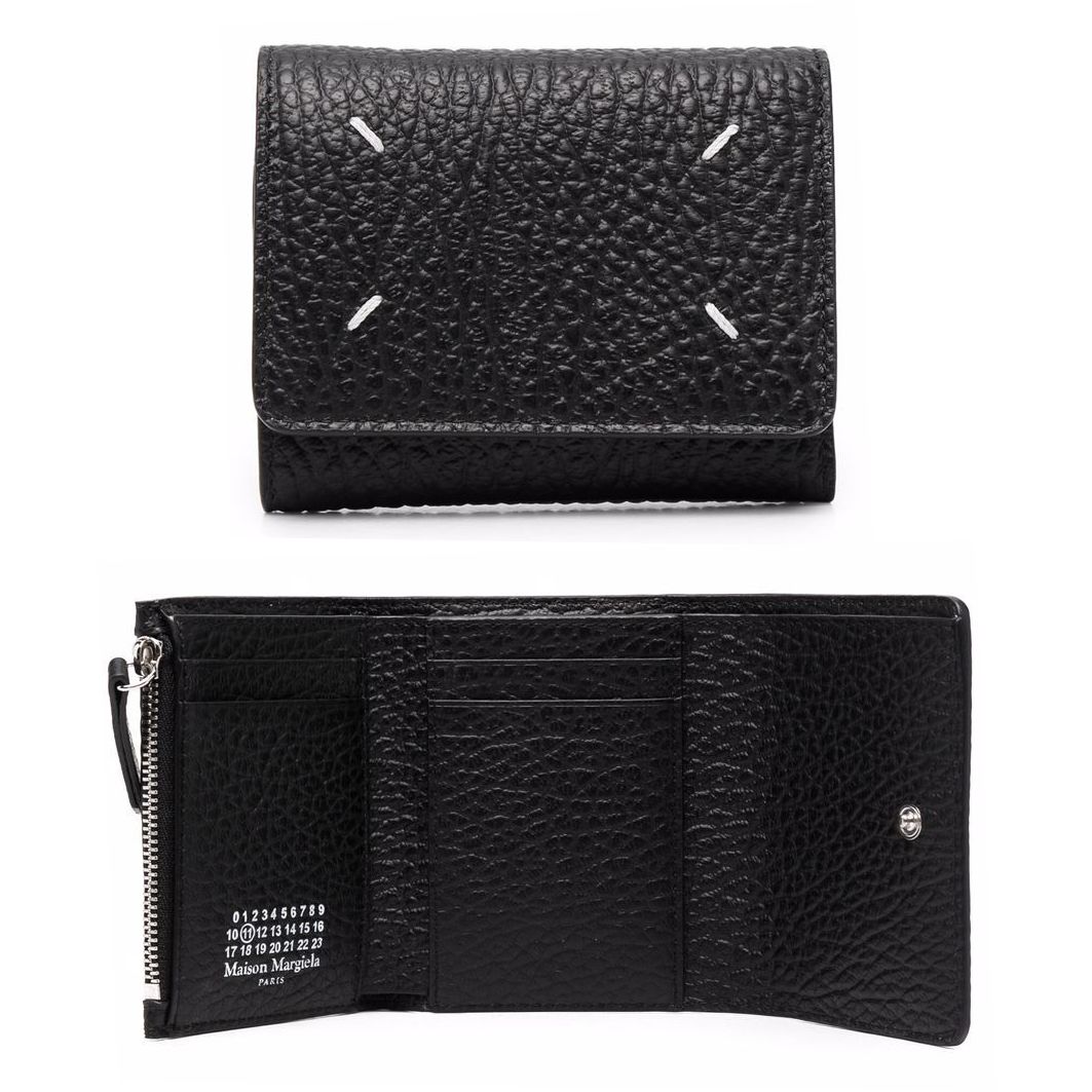 Maison Margiela Women's 3-Tier Wallet Black SA3UI0010 P4455 T8013