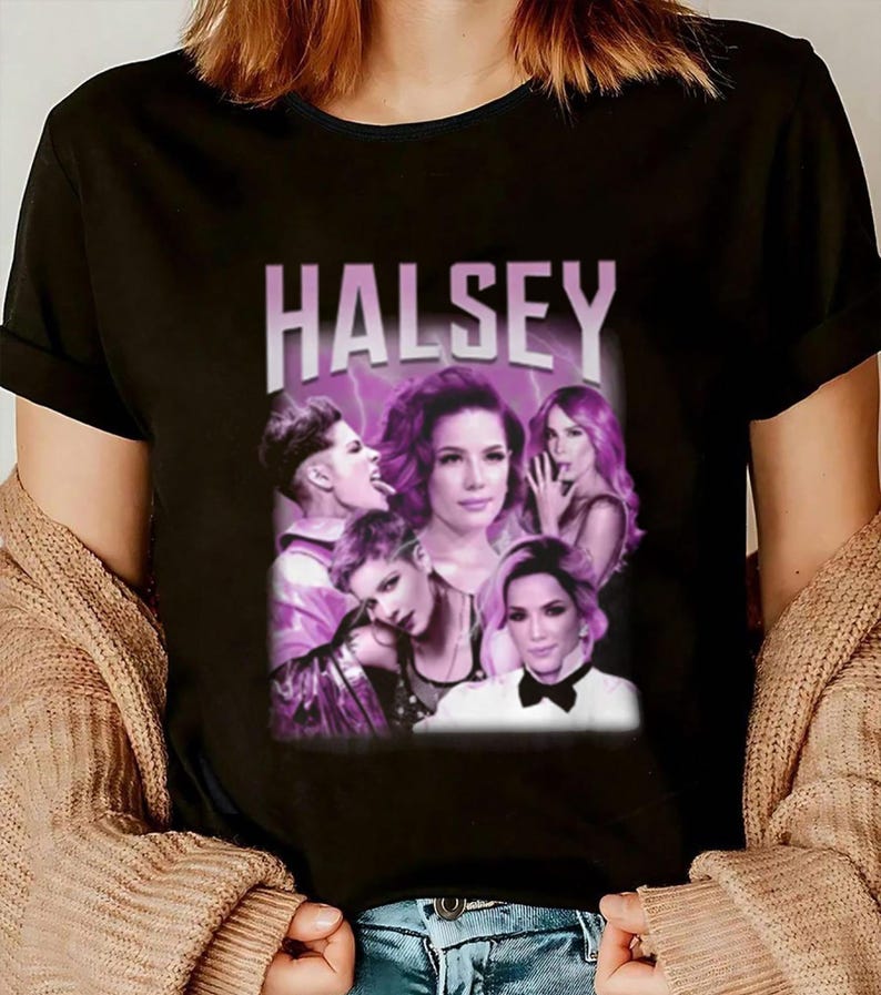 Bootleg Halsey 90S Vintage Shirt, Halsey Shirt, Halsey For My Last Trick The Tour 2025