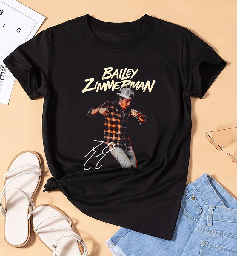 Bailey Zimmerman Signatures Shirt, Bailey Zimmerman Tour 2025 Shirt, Bailey Zimmerman Fan Gift
