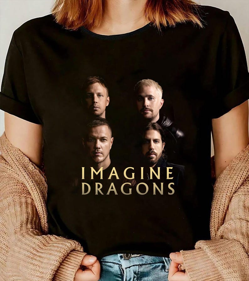 Imagine Dragons Fan Shirt, Graphic Imagine Dragons Band Shirt, Imagine Dragons Band Shirt