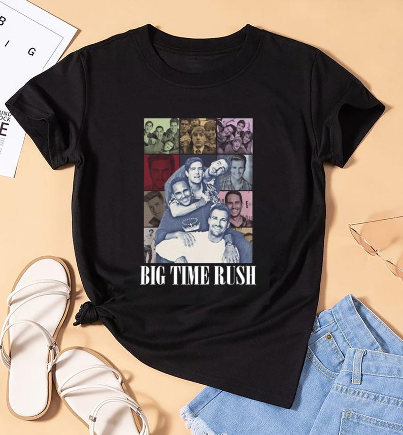 Big Time Rush Bootleg Shirt, 2025 Big Time Rush Tour Shirt, Big Time Rush Fan Gift