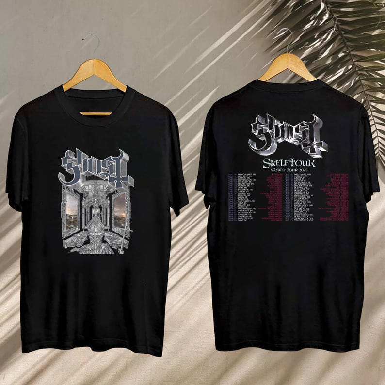 2025 Ghost Skeletour World Tour Tee, Ghost World Tour Fan Gift, Ghost Skeletour World Tour Shirt