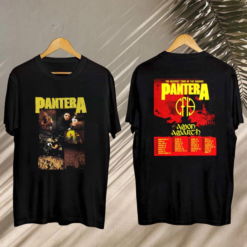 Vintage Pantera The Heaviest Tour Of The Summer Shirt, Pantera Shirt, Pantera The Heaviest Tour