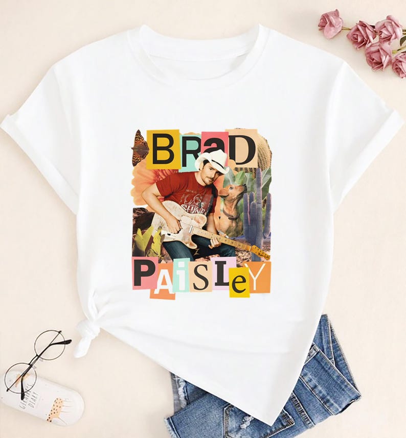 Brad Paisley Fan Shirt, Brad Paisley Tee, Brad Paisley Graphic Shirt