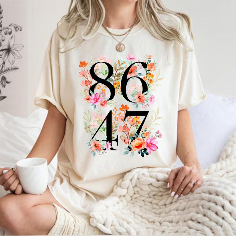 Retro 8647 Anti Trump Shirt/SweatShirt/Hoodie, Democrat 8647 Shirt, Liberal Shirt