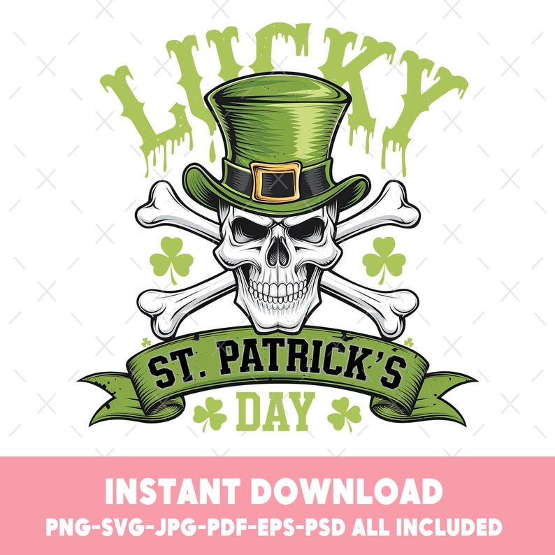 Lucky St Patty'S Day Png, Retro Checkered Lucky St Patrick'S Day Coquette Png, Shamrock Png