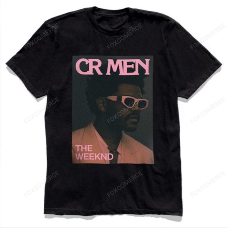 The Weeknd Cr Men Magazine Graphic T-Shirt
