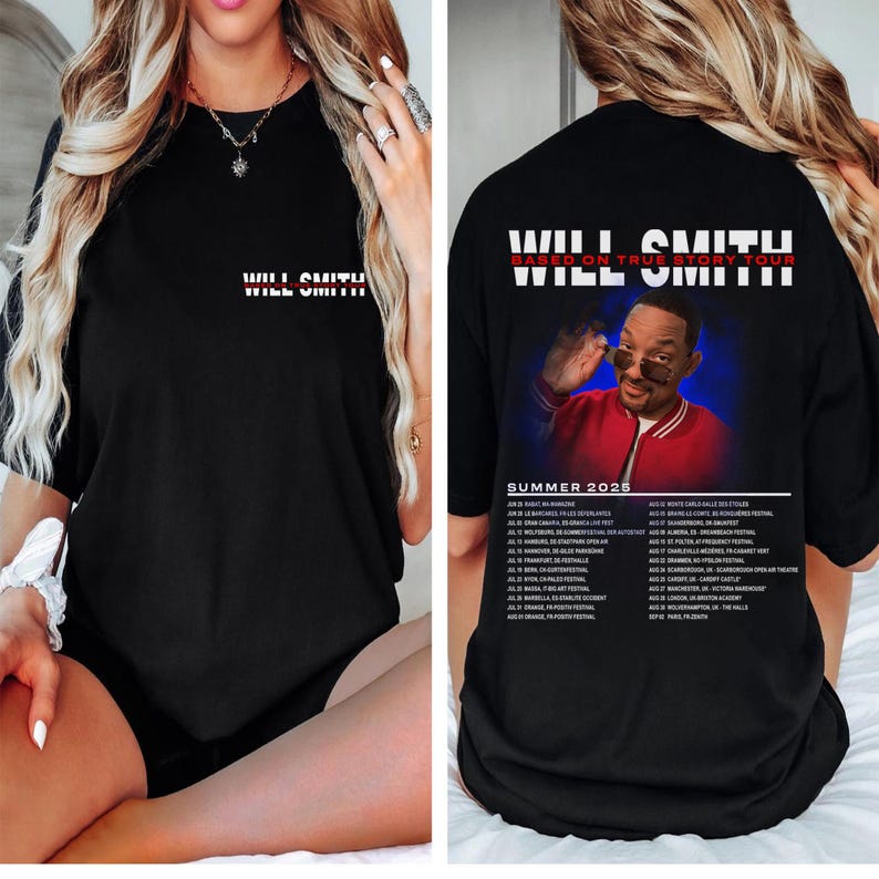 Will Smith Based On True Story Tour 2025 Shirt, Hoodie, SweatShirt, Vintage Concert Tee