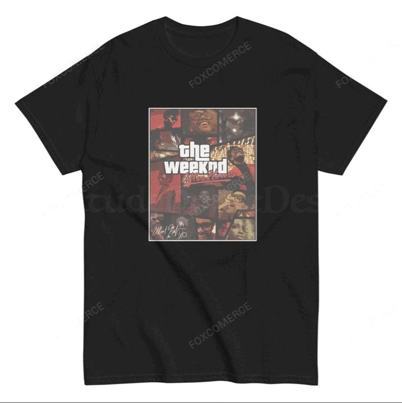 The Weeknd After Hours Tour Music Legend Graphic T-Shirt