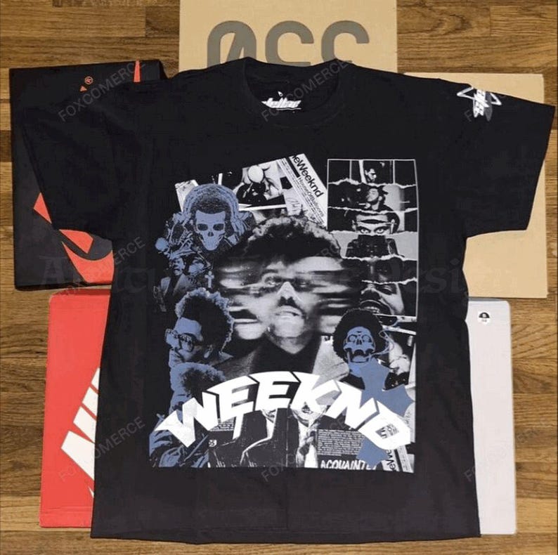 The Weeknd Album Depop Style Graphic T-Shirt For Men