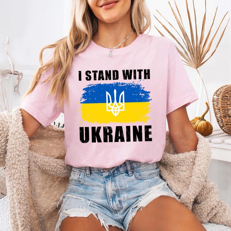 I Stand With Ukraine Shirt, Anti Trump Shirt, Ukraine SupporShirt
