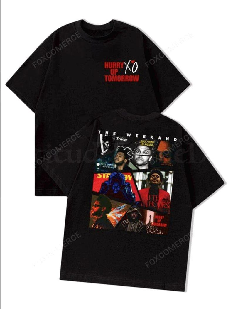 The Weeknd Xo Albums Vintage Style Graphic T-Shirt For Fans