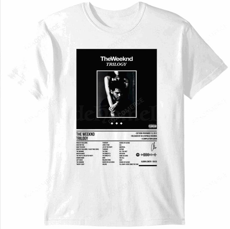The Weeknd Albums Graphic T-Shirt Gift For Music Fans