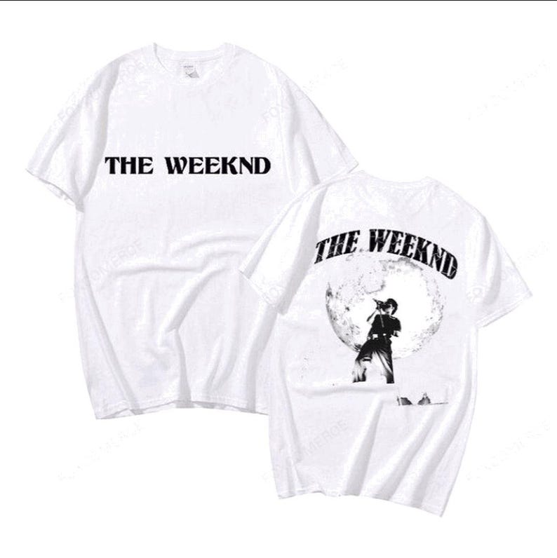 Unisex Cotton T-Shirt Featuring The Weeknd Singer Graphic Design