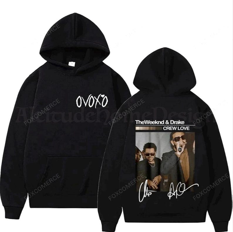 Retro The Weeknd Graphic Cotton Hoodie For Men And Women Streetwear Style