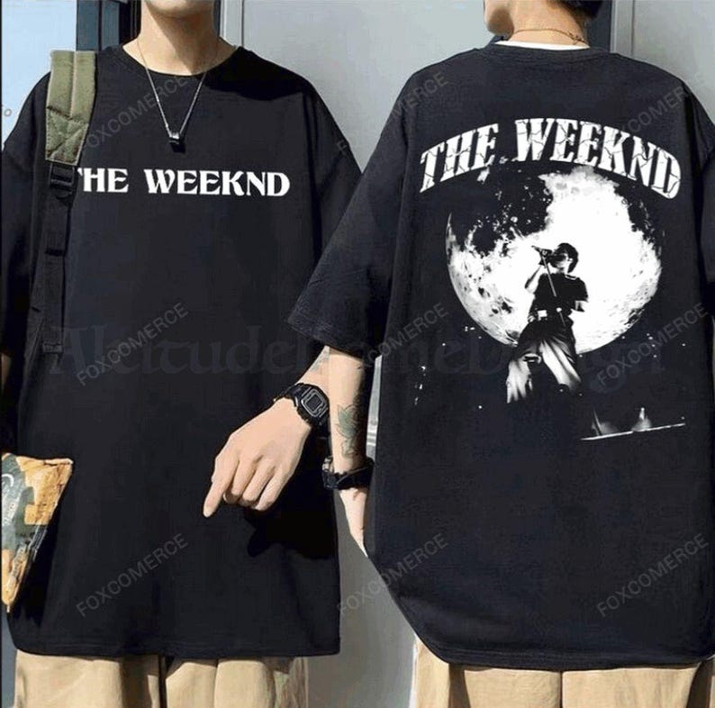 Unisex Cotton T-Shirt With The Weeknd Graphic Print