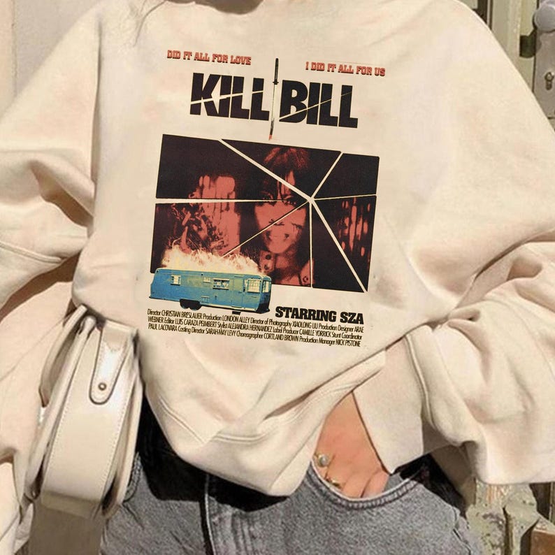 Kill Bill Sza Sos Sweatshirt, Sos Album Cover Sweatshirt Long Sleeve