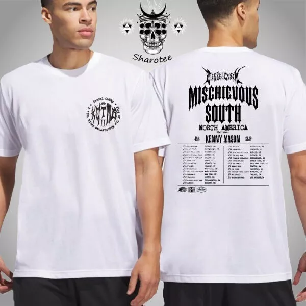 Denzel Curry Mischievous South Tour In North America 2025 Tour Shirt
