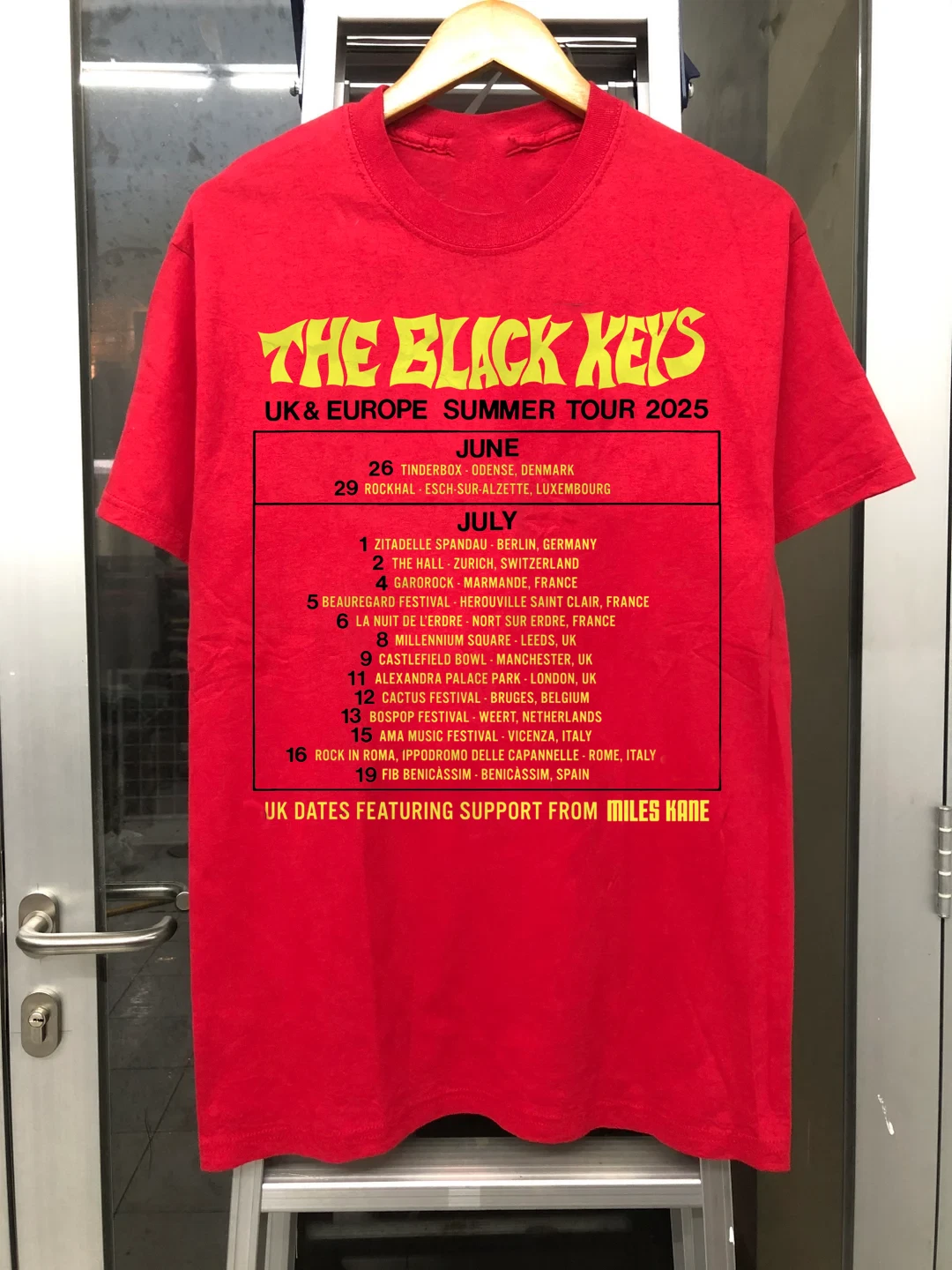 The Black Keys Tour Europe Summer Tour 2025 Gift For Fan T-Shirt