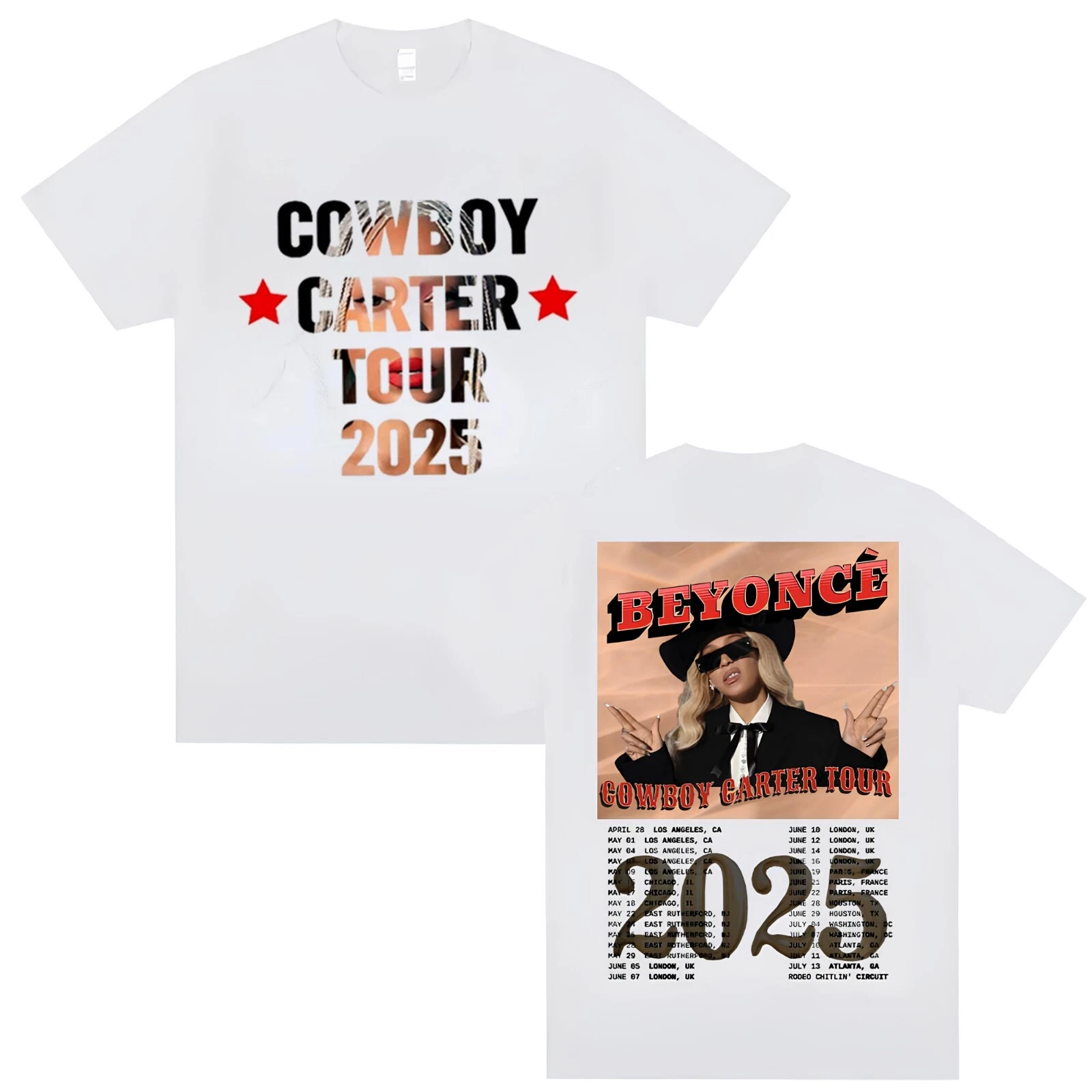 Beyonce Cowboy Carter Tour 2025 Unisex Shirt