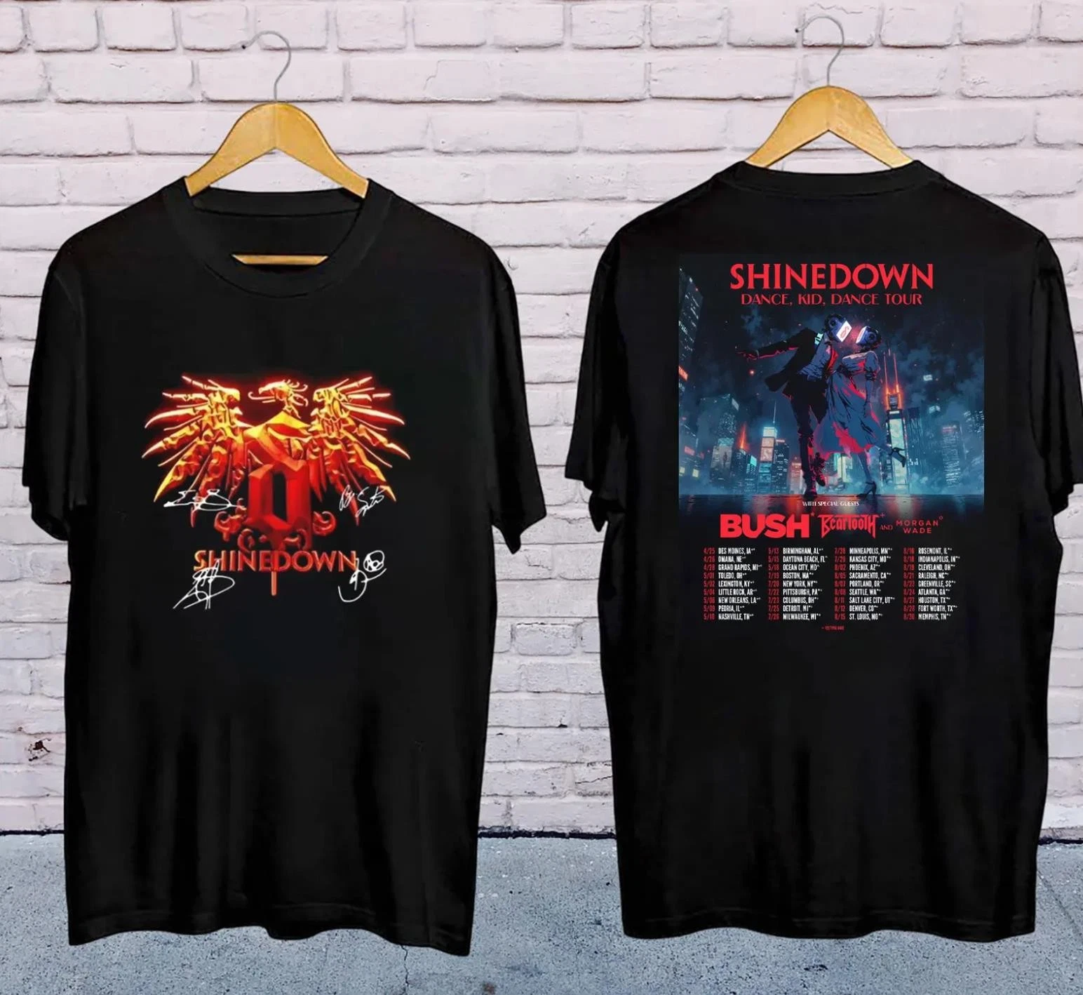 Shinedown Dance Kid Dance Tour Shirt