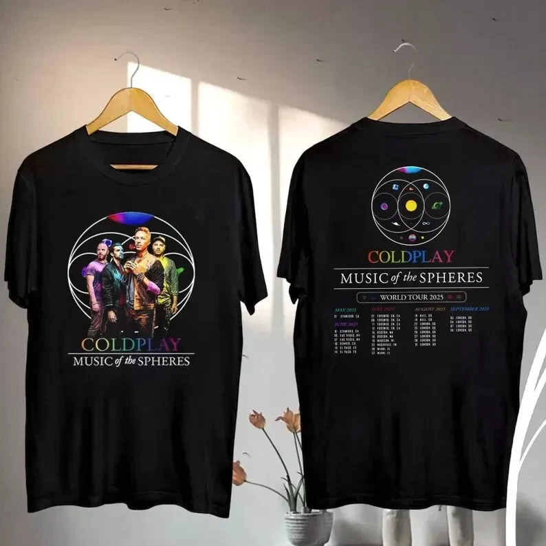 2025 Coldplay Music Of The Spheres Tour T-Shirt