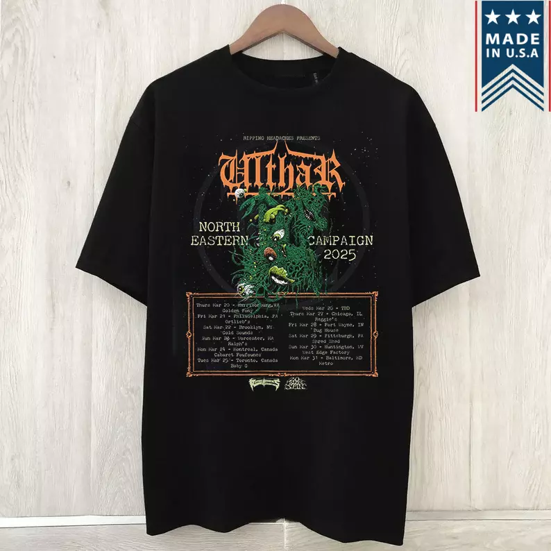 Ulthar Band North Eastern Tour 2025 T Shirt